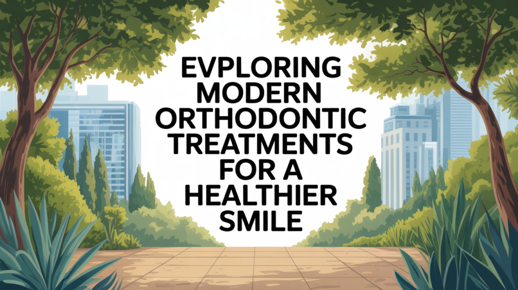 Exploring Modern Orthodontic Treatments for a Healthier Smile