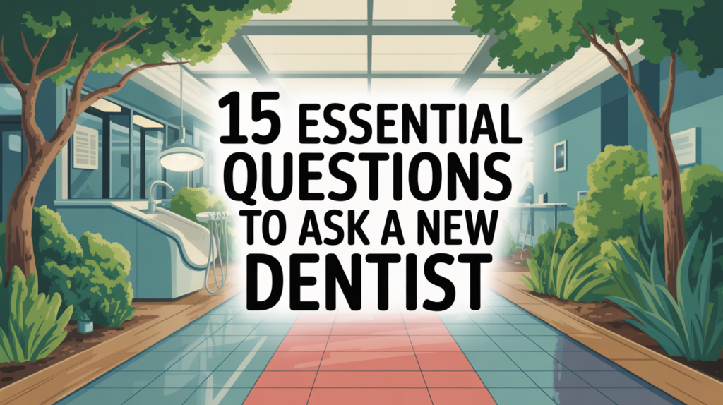 15 Essential Questions to Ask a New Dentist