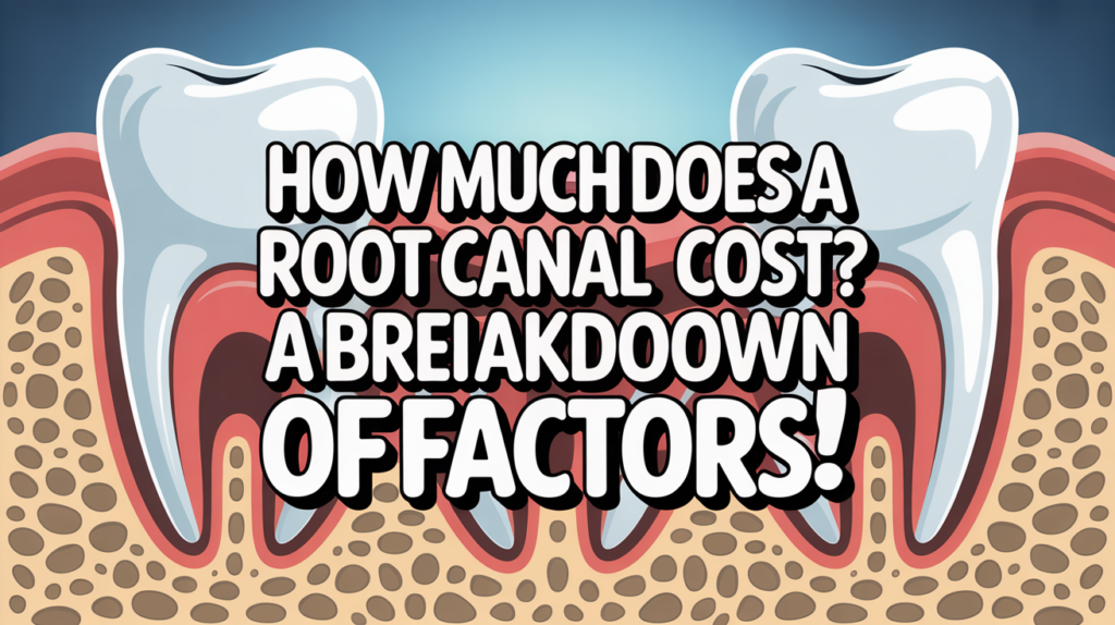 How Much Does a Root Canal Cost? A Breakdown of Factors