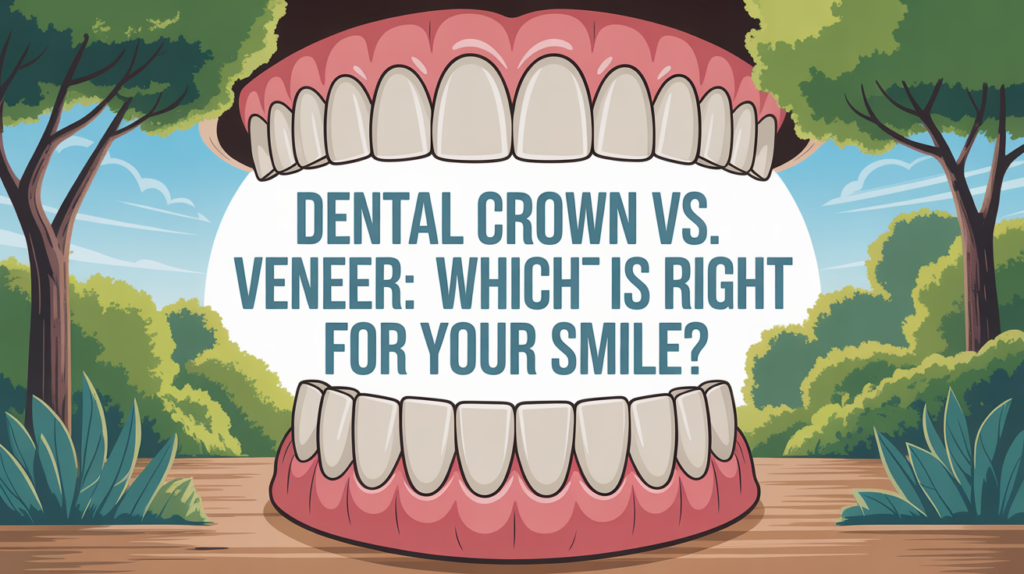 Dental Crown vs. Veneer: Which is Right for Your Smile?
