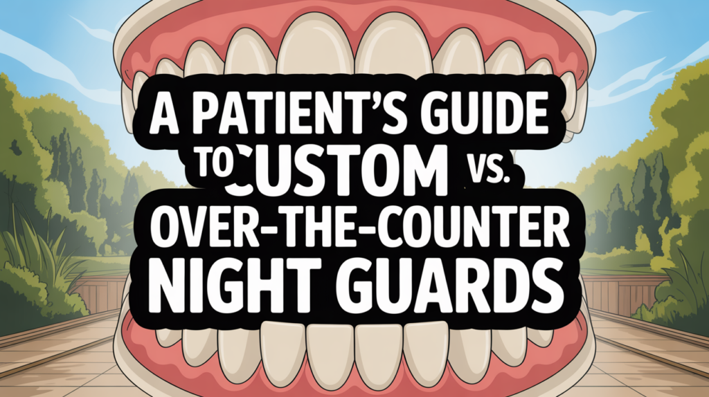 A Patient's Guide to Custom vs. Over-the-Counter Night Guards
