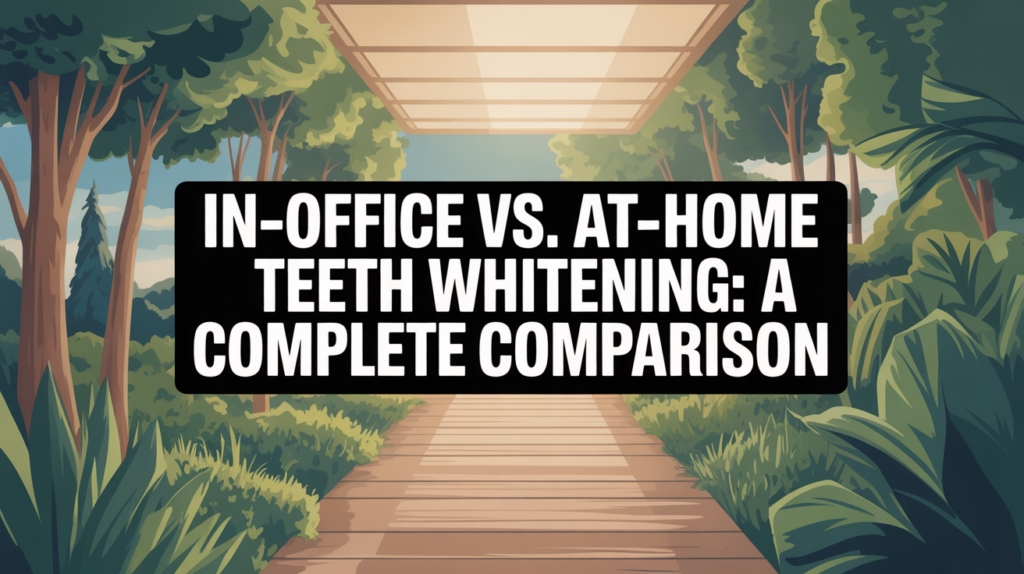 In-Office vs. At-Home Teeth Whitening: A Complete Comparison