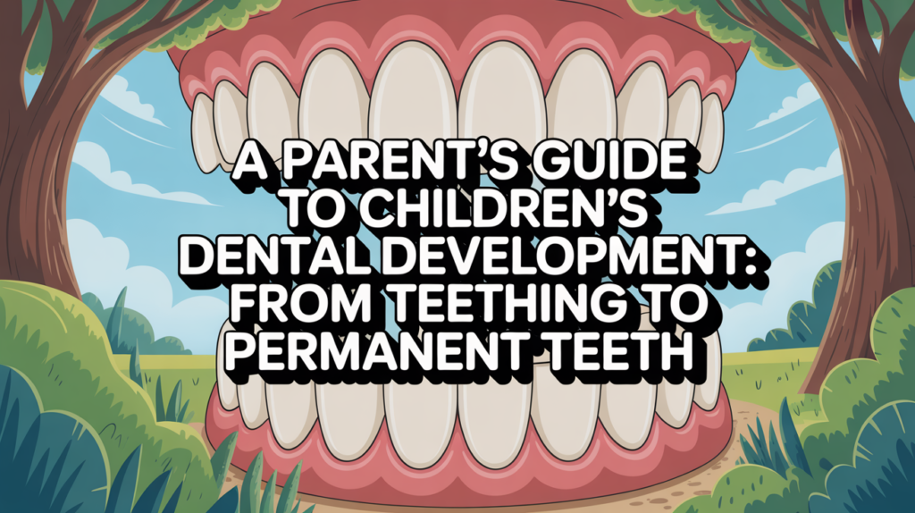 A Parent's Guide to Children's Dental Development: From Teething to Permanent Teeth